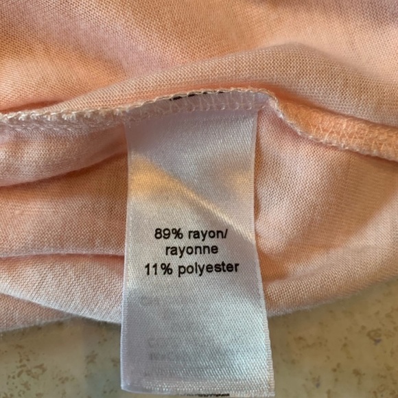 Maurices Pink Beaded Shear Short Sleeve Top Size 1x - Picture 8 of 8